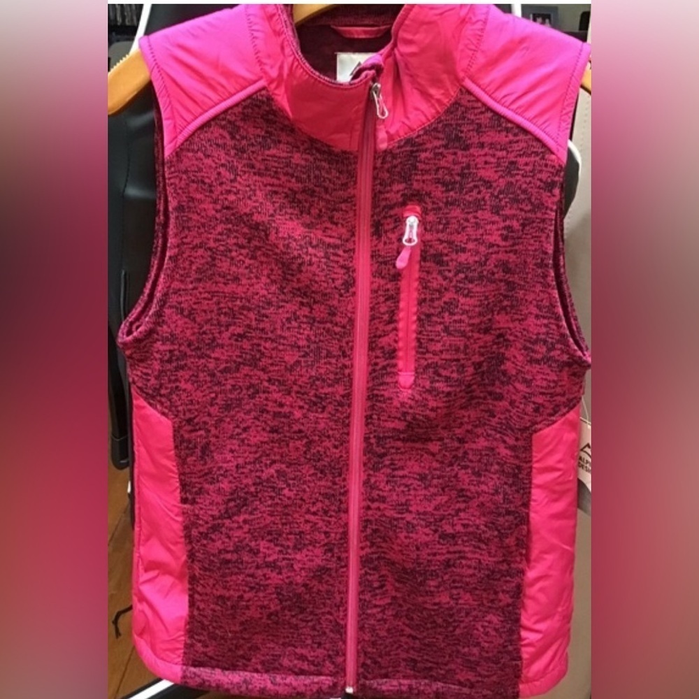 Alpine Pink and Black Vest size M